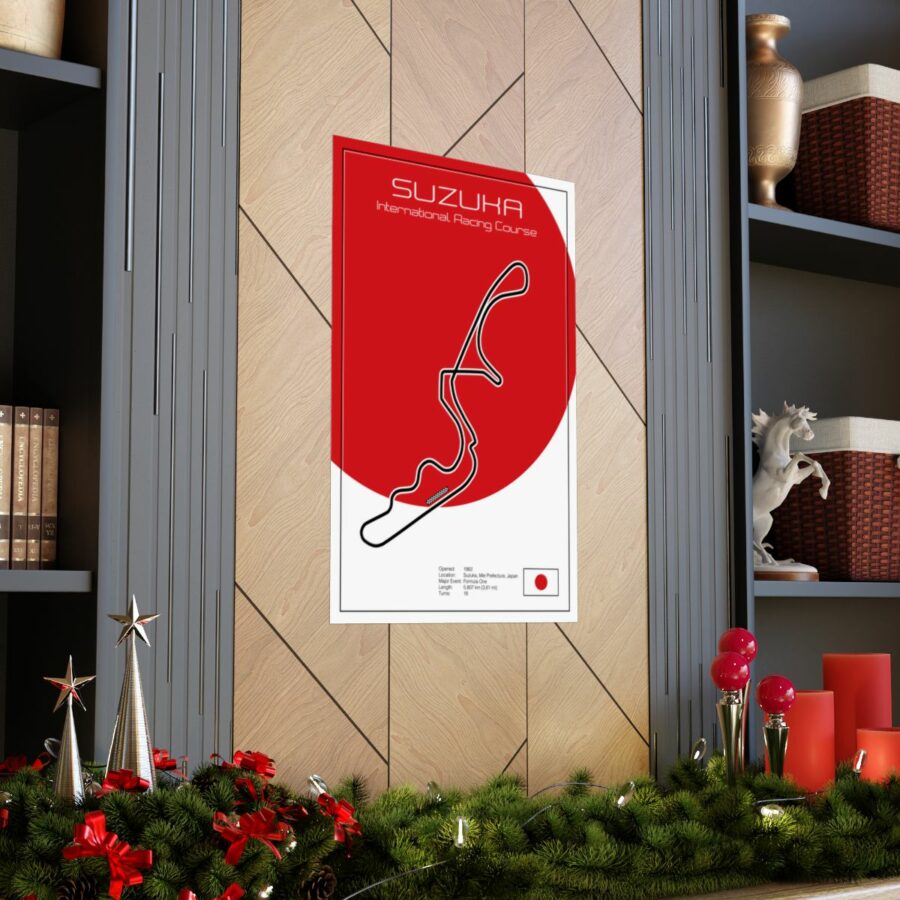 Suzuka Racetrack, Poster F1 Jackets