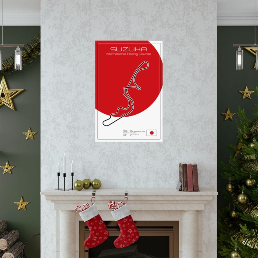 Suzuka Racetrack, Poster F1 Jackets