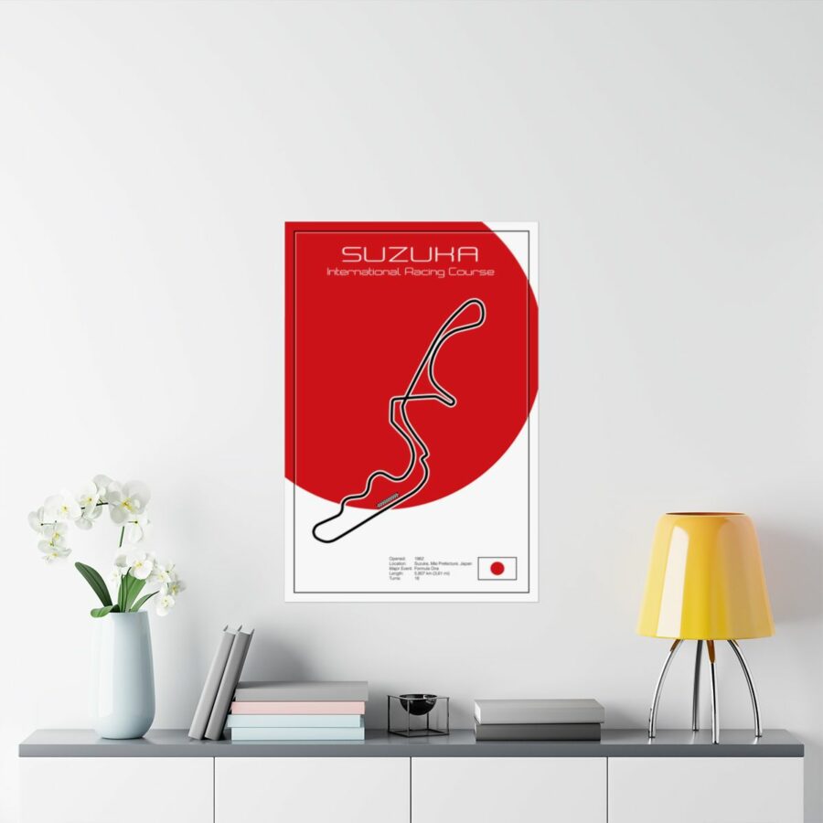 Suzuka Racetrack, Poster F1 Jackets
