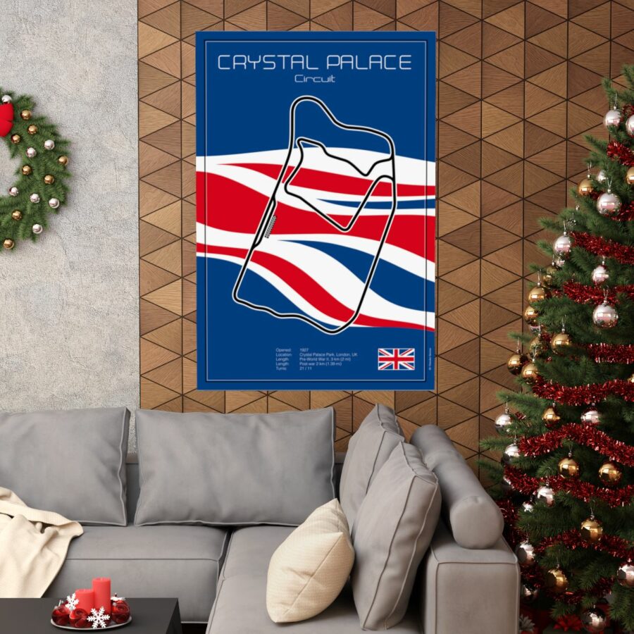 Crystal Palace Racetrack, Poster F1 Art