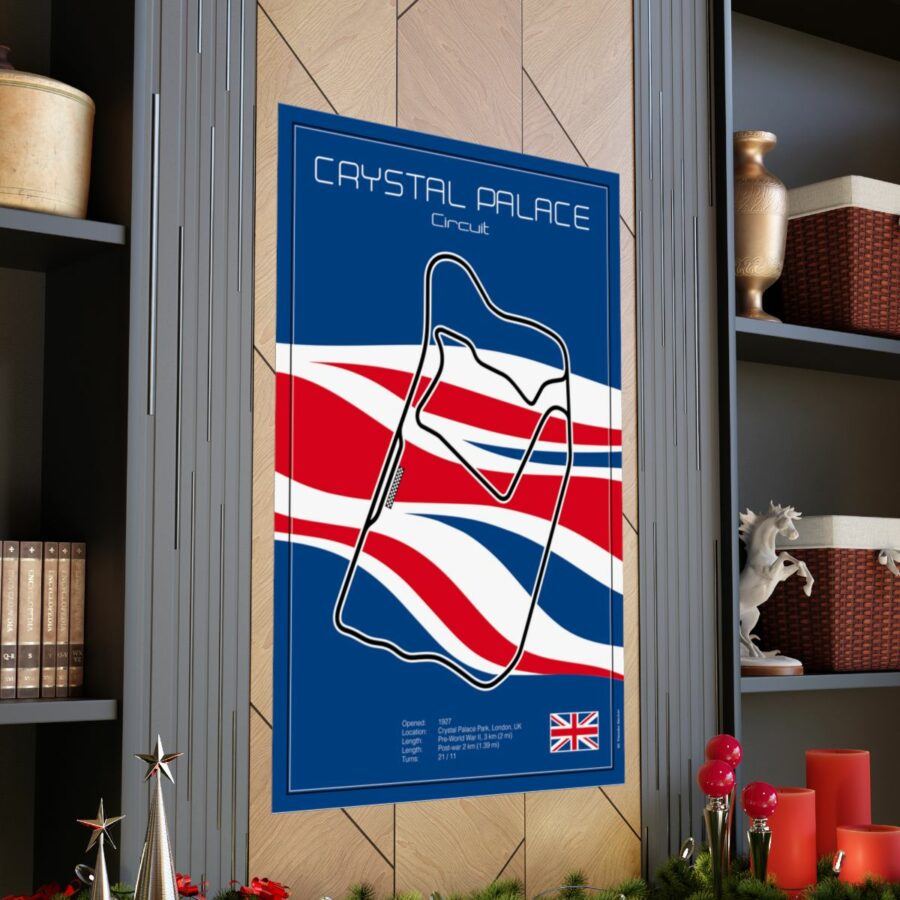 Crystal Palace Racetrack, Poster F1 Art