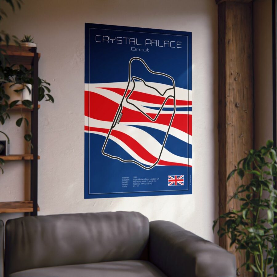Crystal Palace Racetrack, Poster F1 Art