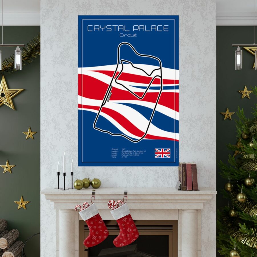 Crystal Palace Racetrack, Poster F1 Art