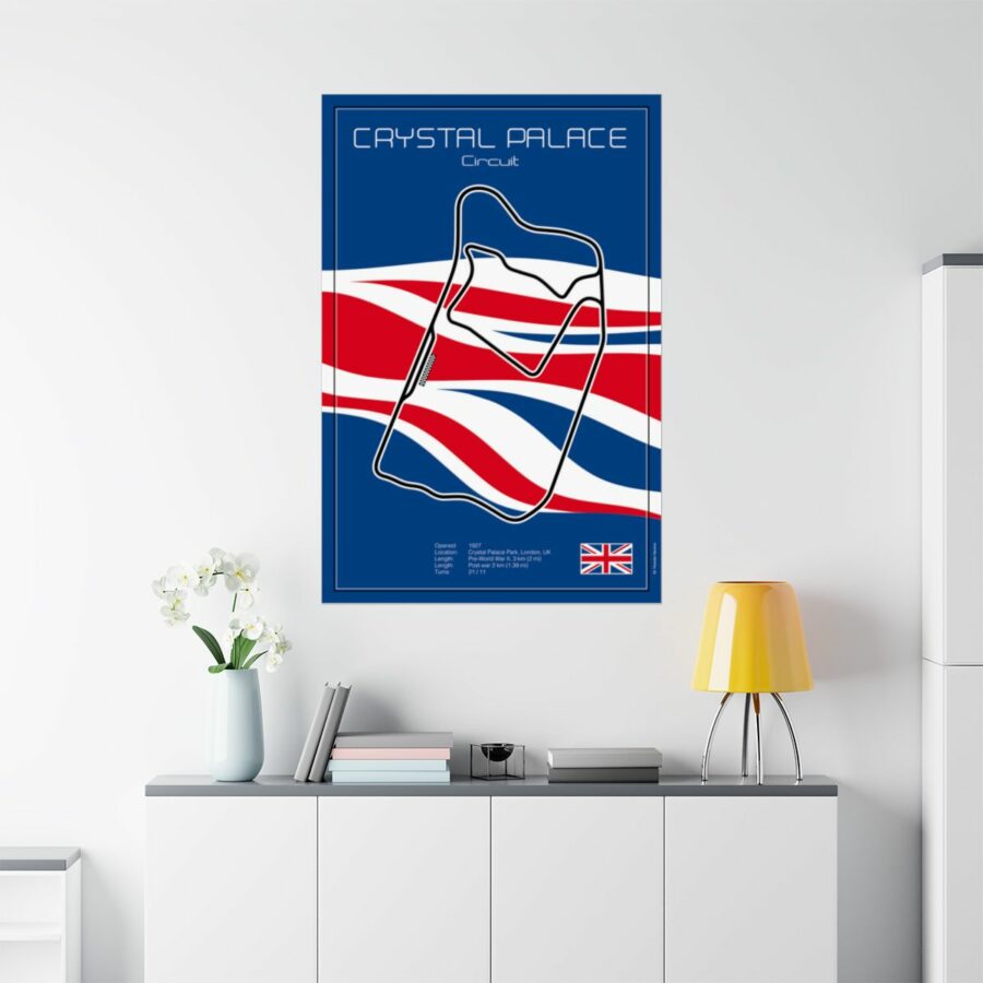 Crystal Palace Racetrack, Poster F1 Art