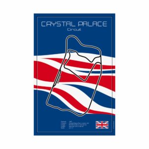 Crystal Palace Racetrack, Poster  by Raceman