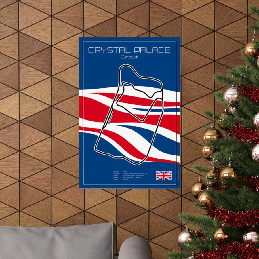 Crystal Palace Racetrack, Poster F1 Art
