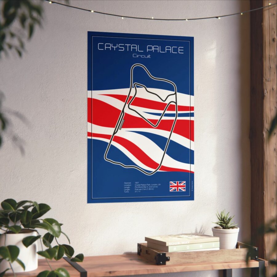 Crystal Palace Racetrack, Poster F1 Art