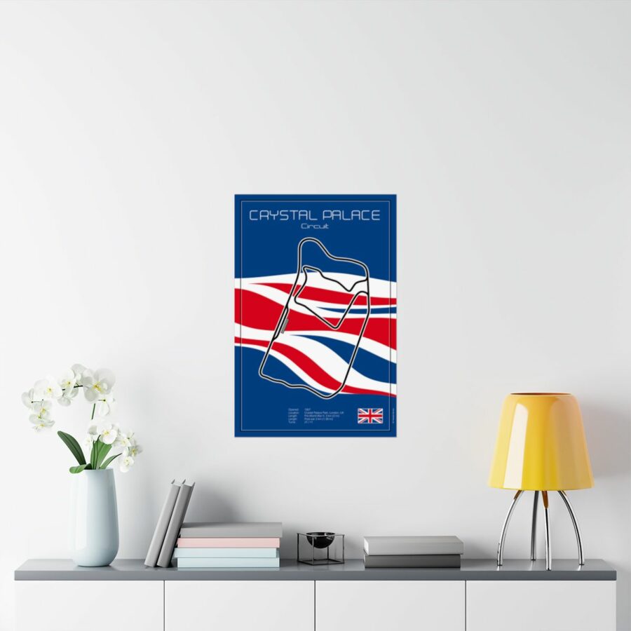 Crystal Palace Racetrack, Poster F1 Art