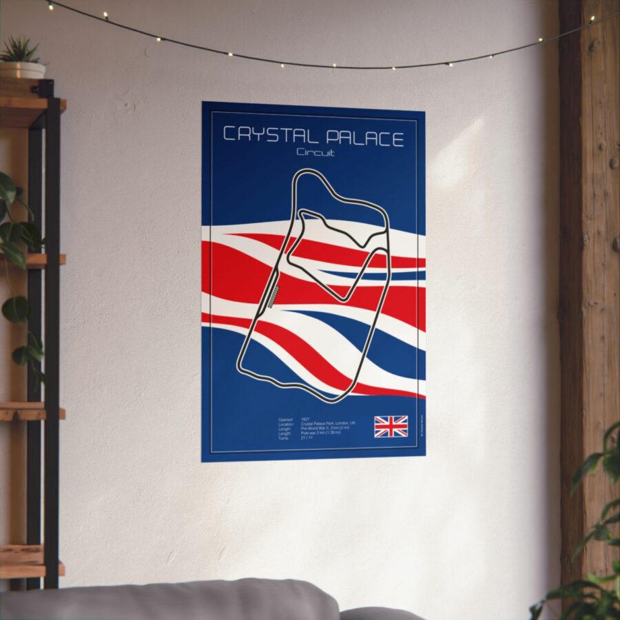 Crystal Palace Racetrack, Poster F1 Art