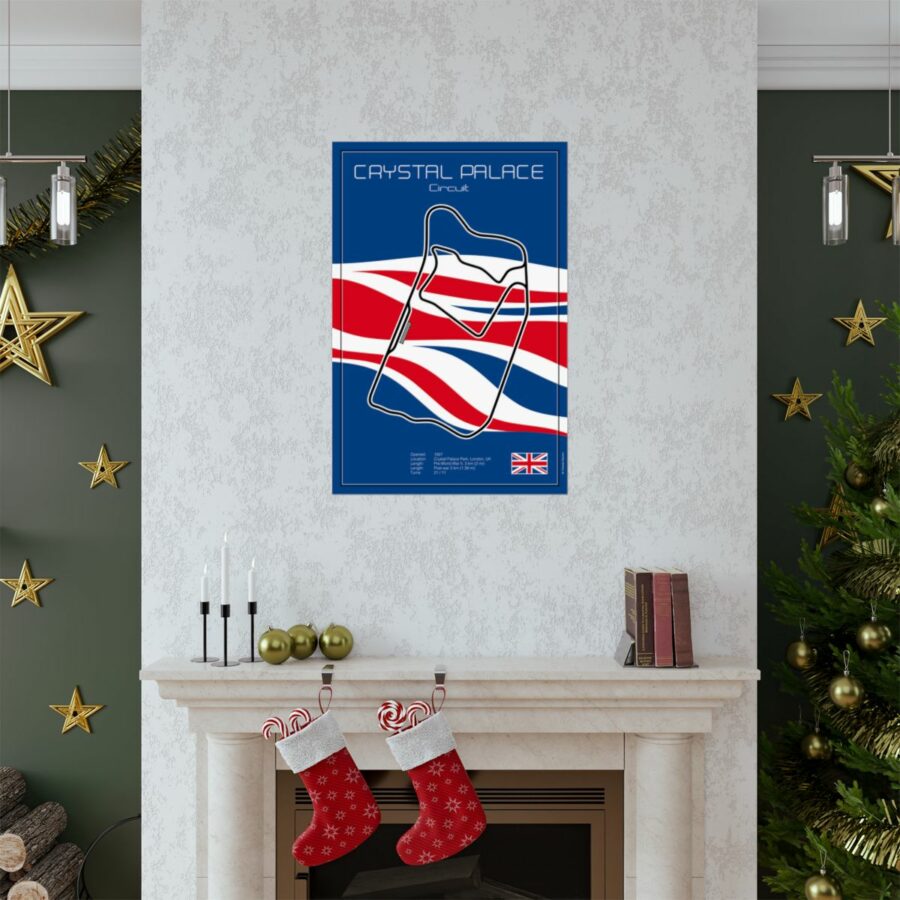 Crystal Palace Racetrack, Poster F1 Art