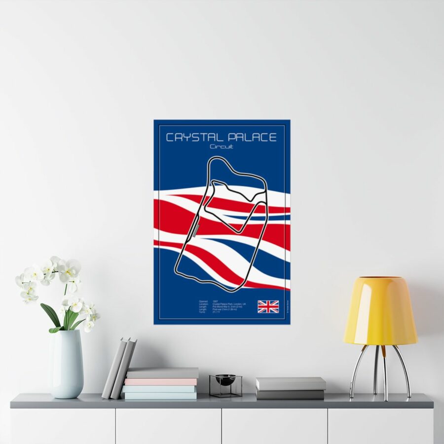 Crystal Palace Racetrack, Poster F1 Art