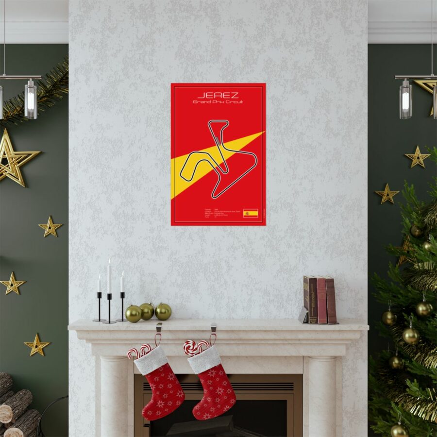 Jerez Grand Prix Circuit, Poster F1 Art