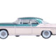 1955 Chrysler New Yorker Deluxe St. Regis Jade Green Metallic and Cream 1/87 (HO) Scale Diecast Model Car by Oxford Diecast 1955 Chrysler New Yorker Deluxe St. Regis Jade Green Metallic and Cream 1/87 (HO) Scale Diecast Model Car by Oxford Diecast
