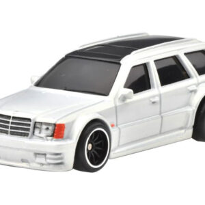 Mercedes-Benz E36 AMG White Metallic "Boulevard" Series Diecast Model Car by Hot Wheels Sports Car Racing Gifts by Diecast Mania