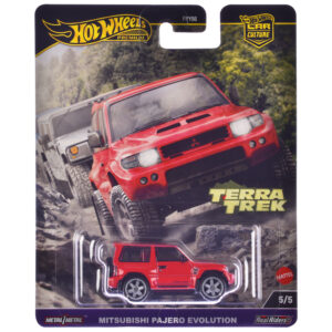Mitsubishi Pajero Evolution RHD (Right Hand Drive) Red "Terra Trek" Series Diecast Model Car by Hot Wheels  by Diecast Mania