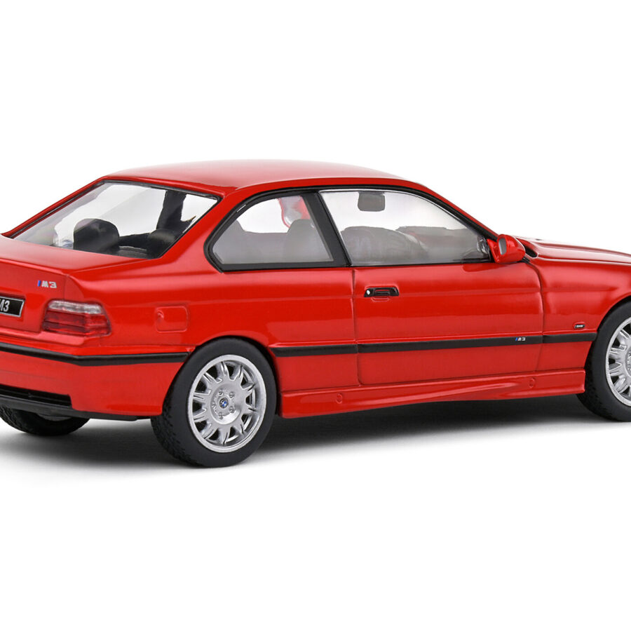1999 BMW E36 M3 Coupe Brilliant Red 1/43 Diecast Model Car by Solido Automotive