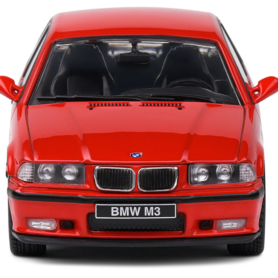 1999 BMW E36 M3 Coupe Brilliant Red 1/43 Diecast Model Car by Solido Automotive