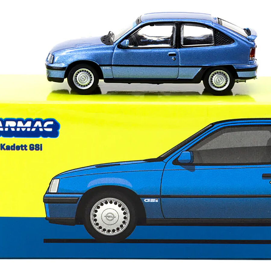 Opel Kadett GSi Blue Metallic "Global64" Series 1/64 Diecast Model Car by Tarmac Works Automotive