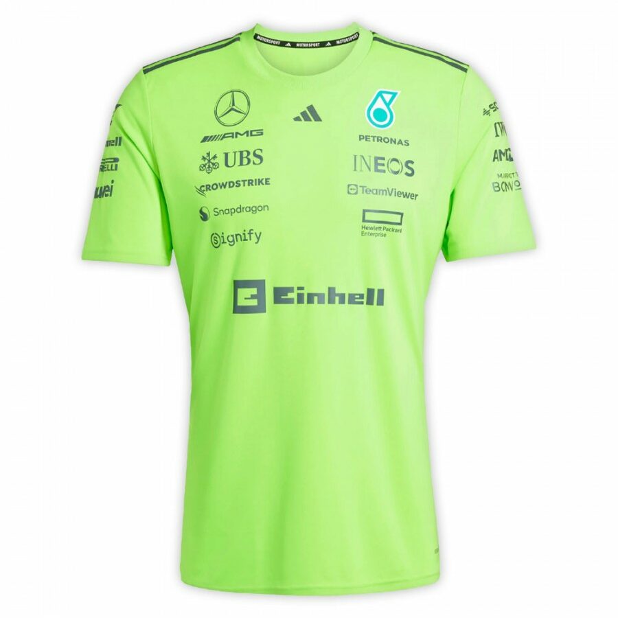 Mercedes F1 2025 Set Up T-Shirt Sports Car Racing Clothing
