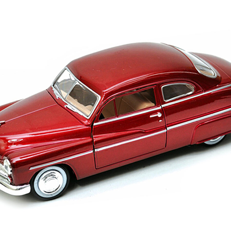 1949 Mercury Red 1/24 Diecast Model Car by Motormax Automotive