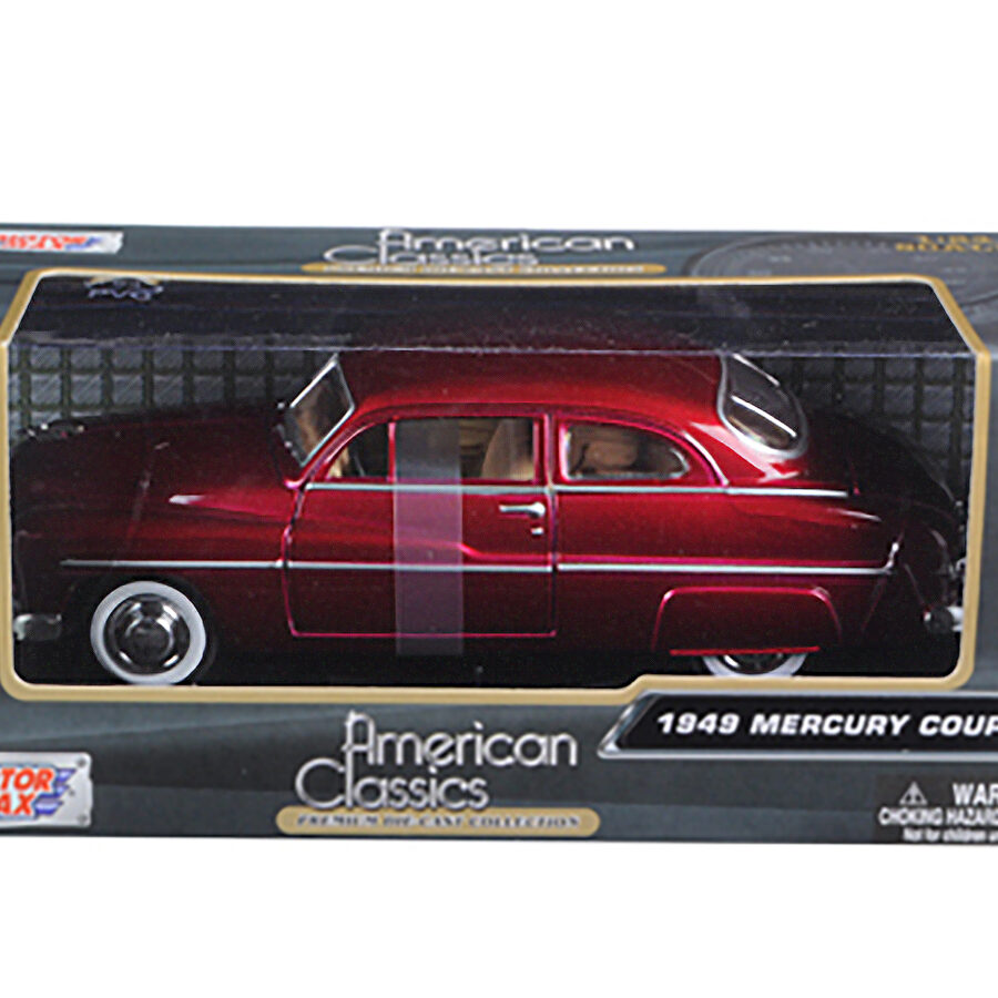 1949 Mercury Red 1/24 Diecast Model Car by Motormax Automotive