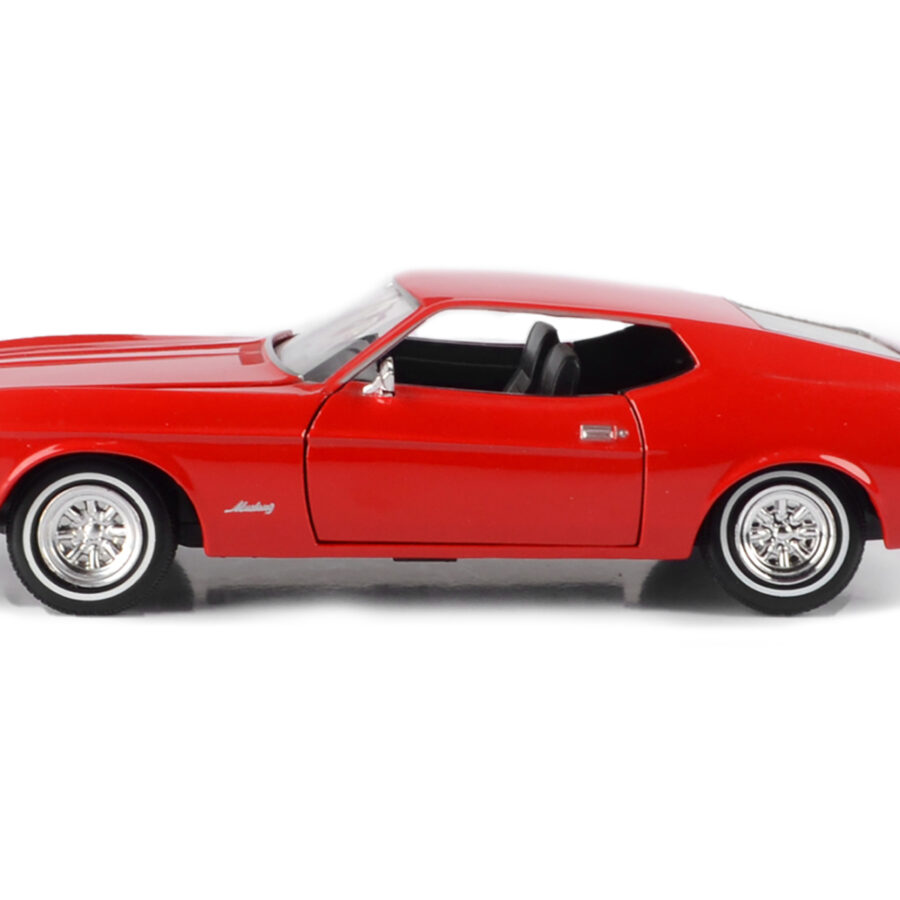 1971 Ford Mustang Sportsroof Red 1/24 Diecast Model Car by Motormax Automotive