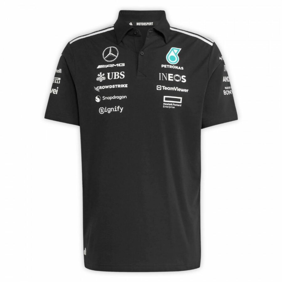 Mercedes F1 Polo 2025 Sports Car Racing Clothing
