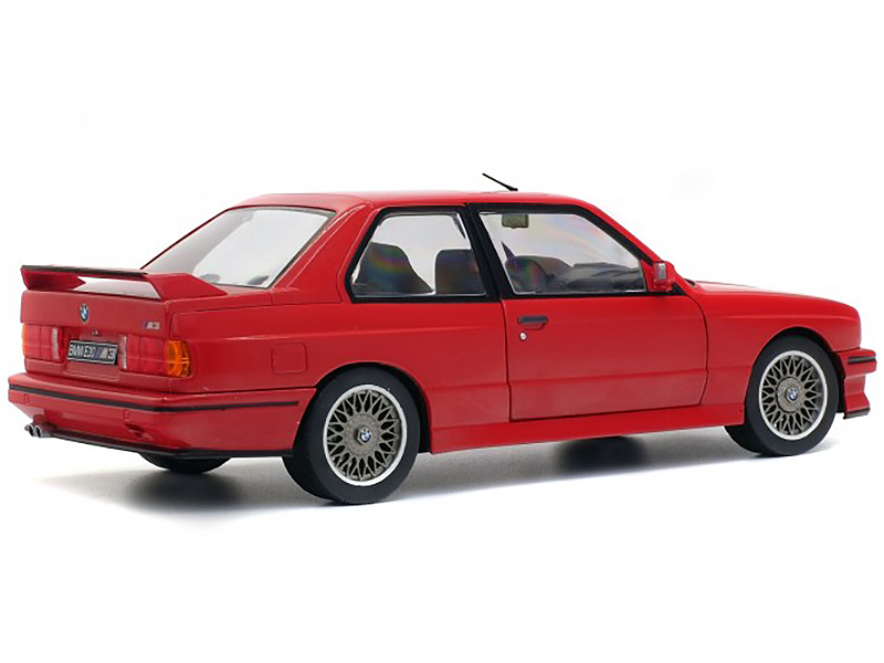1986 BMW E30 M3 Red 1/18 Diecast Model Car by Solido Automotive
