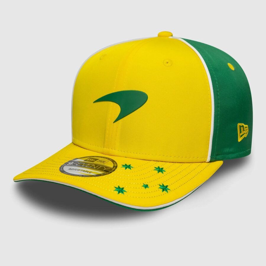2025 McLaren F1 New Era 9SEVENTY Oscar Piastri Australian GP Cap Australian GP - Albert Park Track Art