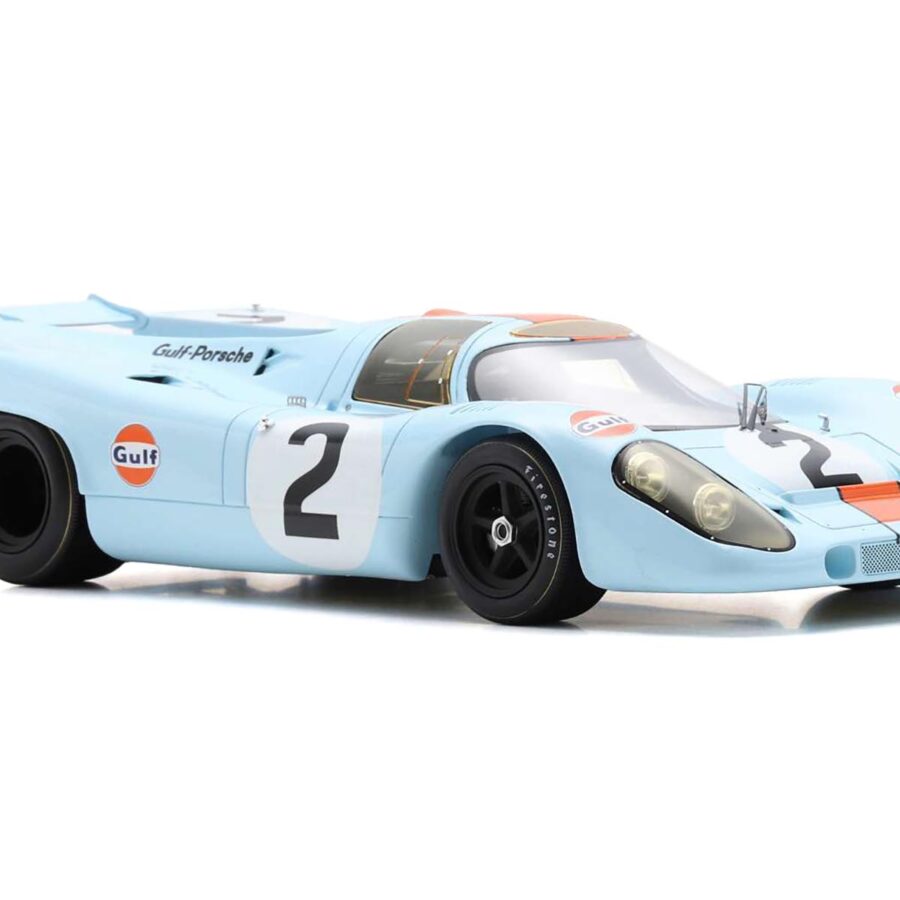 Porsche 917K #2 Pedro Rodriguez - Jackie Oliver "J.W. Automotive Engineering" Winner "24 Hours of Daytona" (1971) with Acrylic Display Case 1/18 Model Car by Spark Automotive