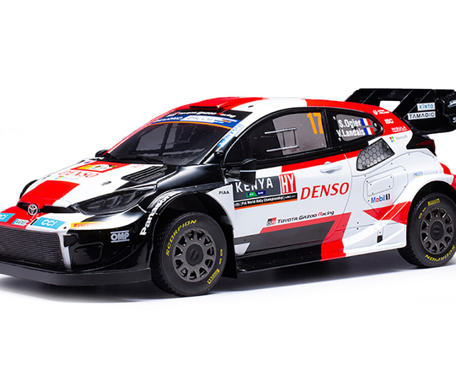 Toyota GR Yaris Rally1 Hybrid #17 Sebastien Ogier - Vincent Landais Winner "Safari Rally" (2023) 1/18 Diecast Model Car by IXO Models Automotive