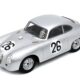 Porsche 356 #26 Max Nathan - Helmut 'Helm' Glockler "Porsche KG" "24 Hours of Le Mans" (1956) with Acrylic Display Case 1/18 Model Car by Spark