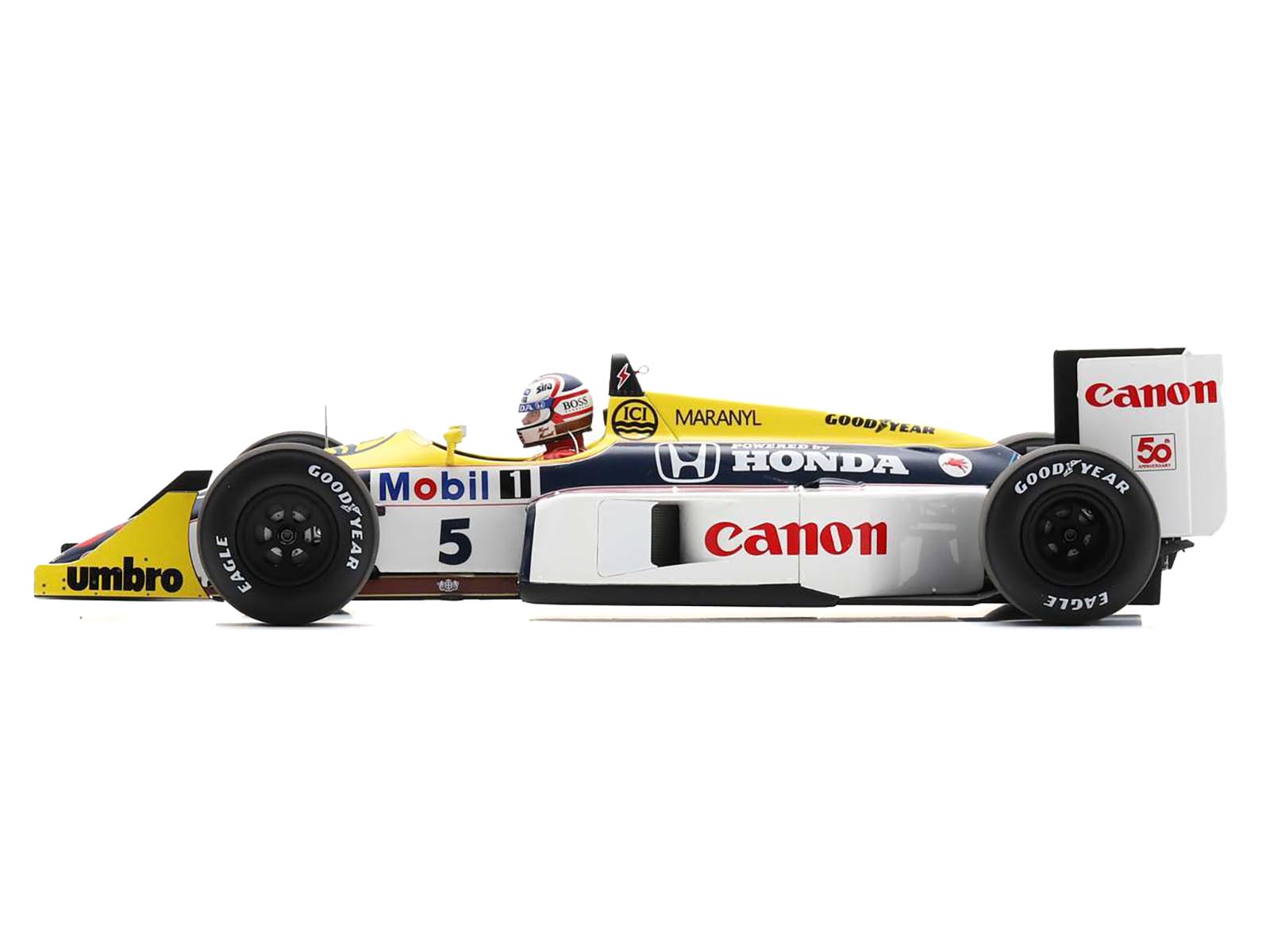 1/43 Spark Williams FW11B N マンセル 1987 Williams FW11B (1987 British GP Winner) | 1:18 Scale Model