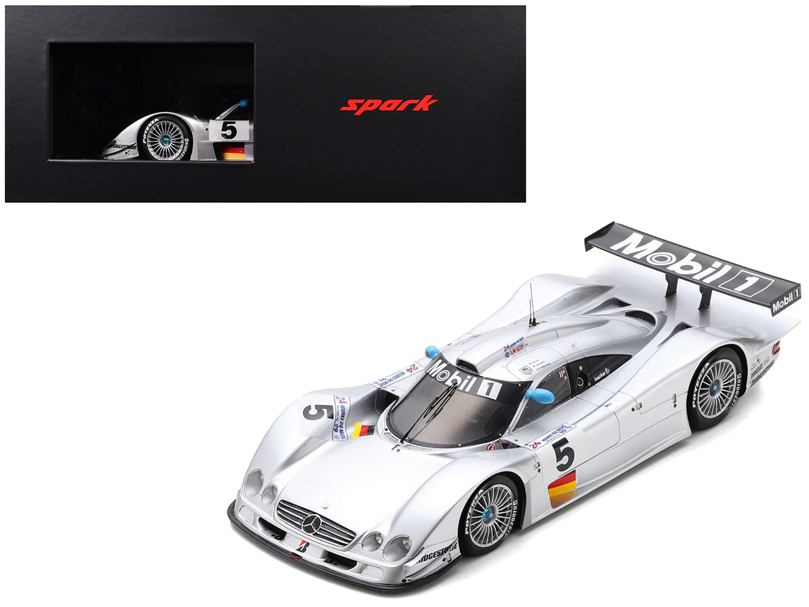 自動車 spark 1/43 Mercedes CLR 1/43 Spark Minimax Mercedes CLR Silver w/ Box From Japan