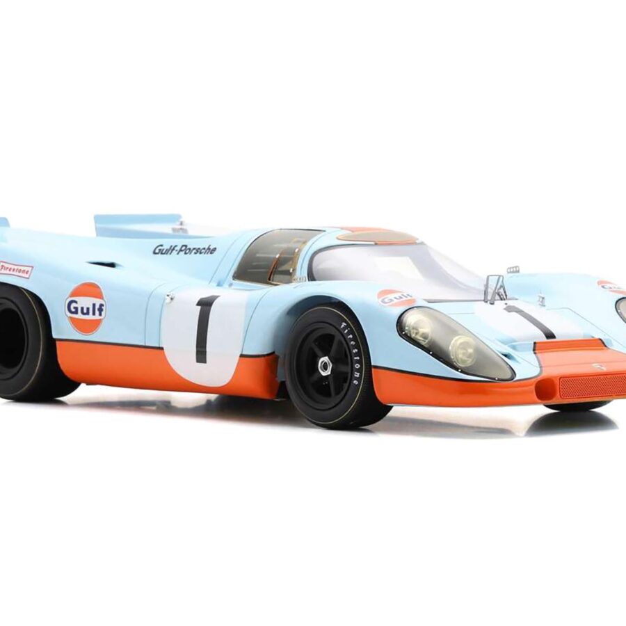 Porsche 917K #1 Jo Siffert - Brian Redman "J.W. Automotive Engineering" 2nd Place "24 Hours of Daytona" (1970) with Acrylic Display Case 1/18 Model Car by Spark Automotive