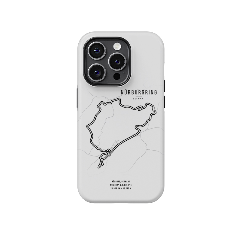 Nurburgring F1 Track Phone Case – Feel the Speed of the Green Hell for iPhone, Samsung, Google Pixel Japanese GP - Suzuka Track Art