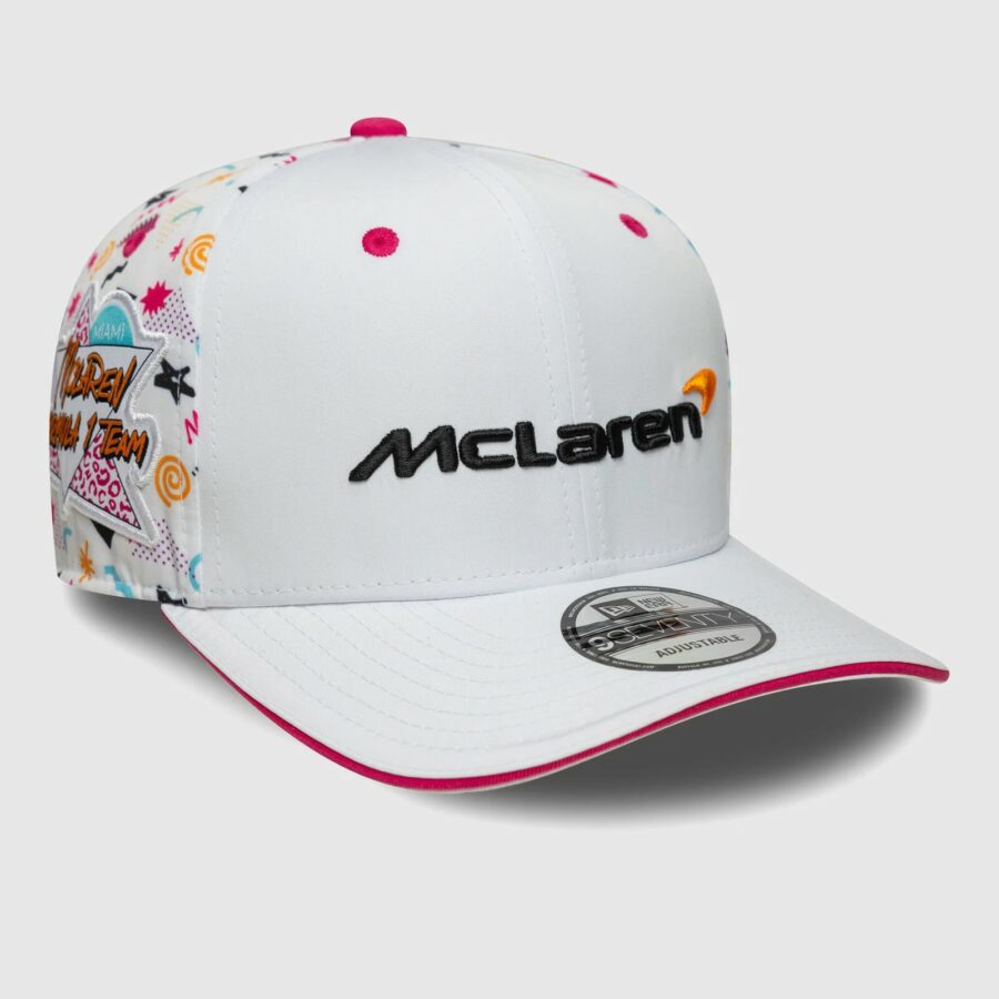 2025 McLaren F1 New Era 9SEVENTY Miami GP Cap F1 Caps