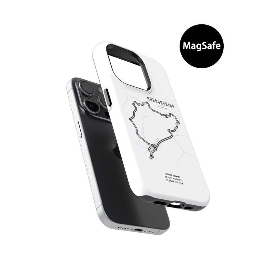 Nurburgring F1 Track Phone Case – Feel the Speed of the Green Hell for iPhone, Samsung, Google Pixel Japanese GP - Suzuka Track Art