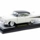 1957 Chevrolet 210 Hardtop White with a Black Top and White and Black Interior Limited Edition to 6650 pieces Worldwide 1/24 Diecast Model Car by M2 Machines