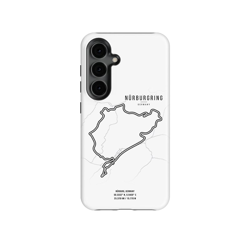 Nurburgring F1 Track Phone Case – Feel the Speed of the Green Hell for iPhone, Samsung, Google Pixel Japanese GP - Suzuka Track Art