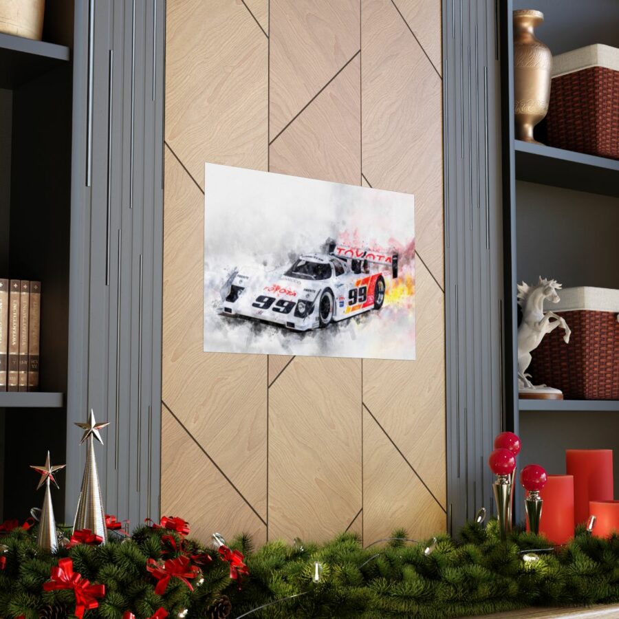 Toyota IMSA Eagle HF89, Poster Sports Car Racing Art