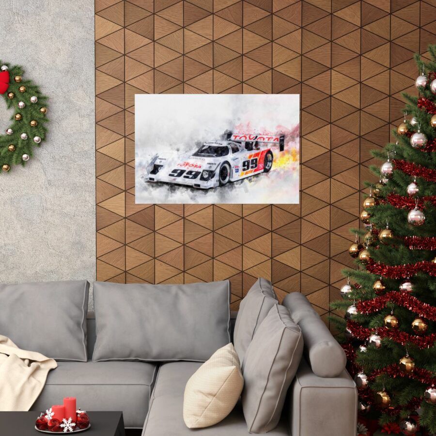 Toyota IMSA Eagle HF89, Poster Sports Car Racing Art
