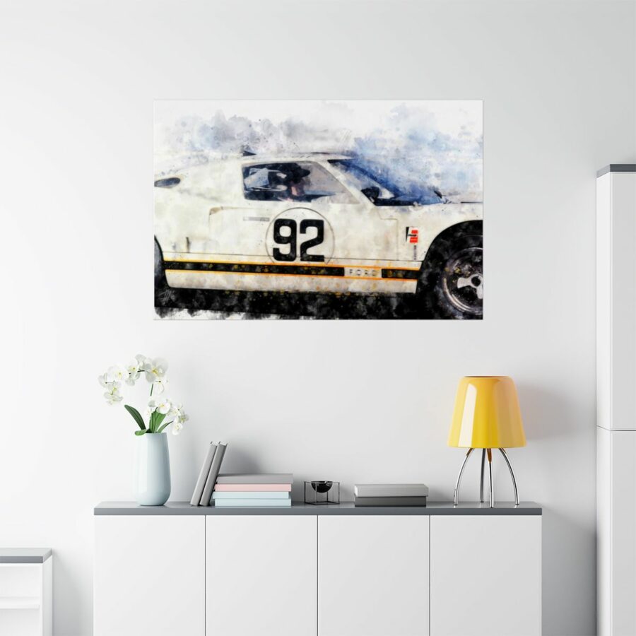 Ken Miles, Ford GT40, Poster Ford