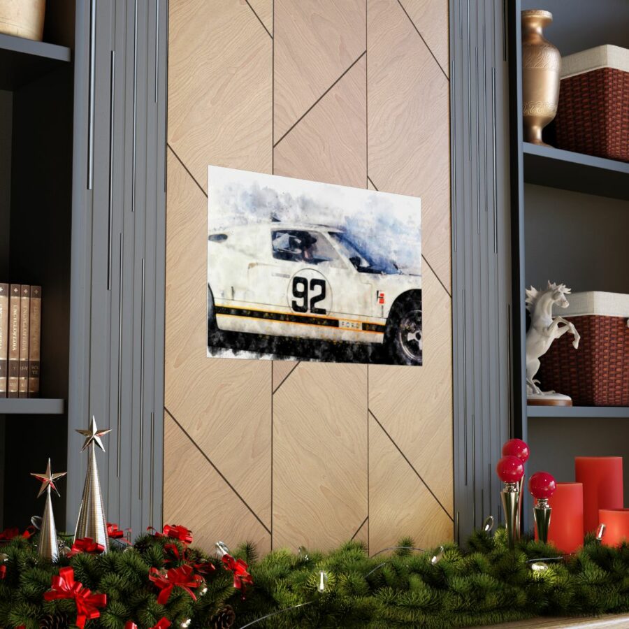 Ken Miles, Ford GT40, Poster Ford