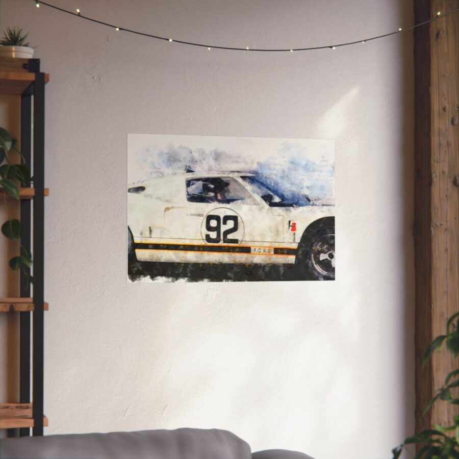 Ken Miles, Ford GT40, Poster Ford