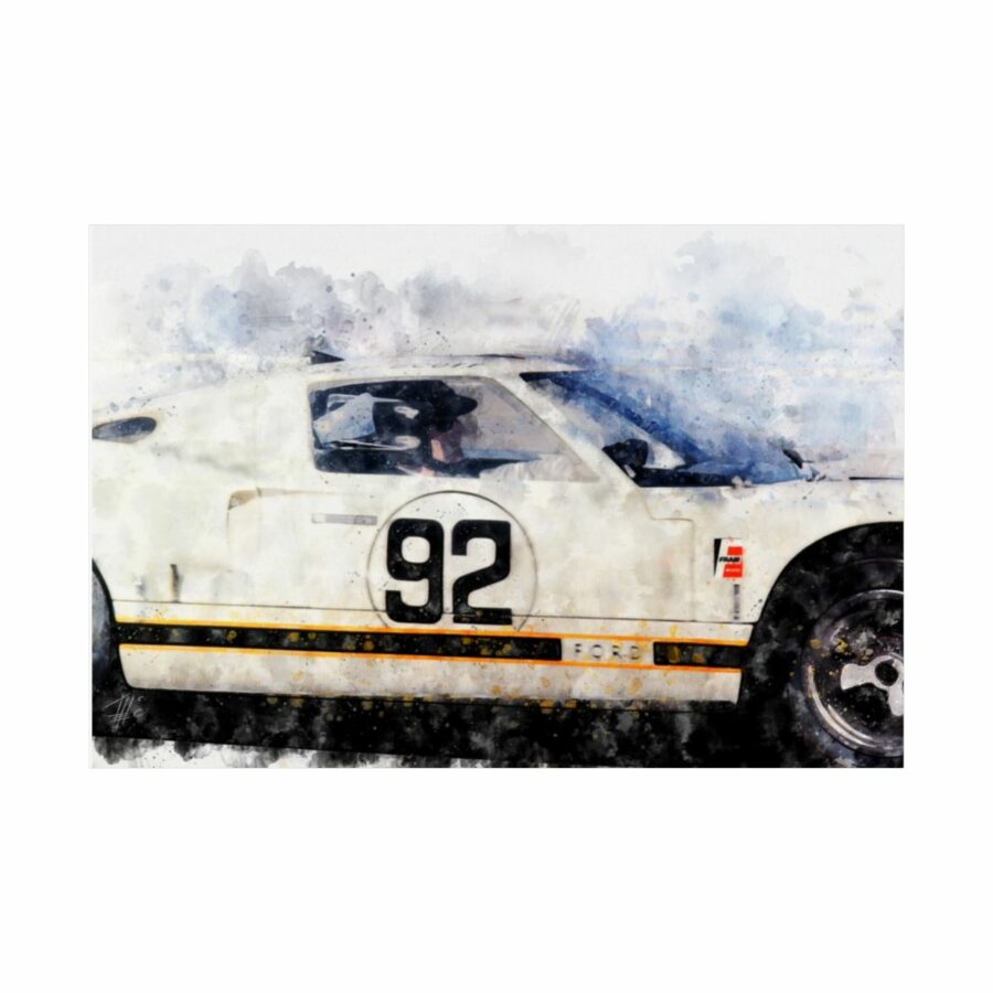 Ken Miles, Ford GT40, Poster Ford