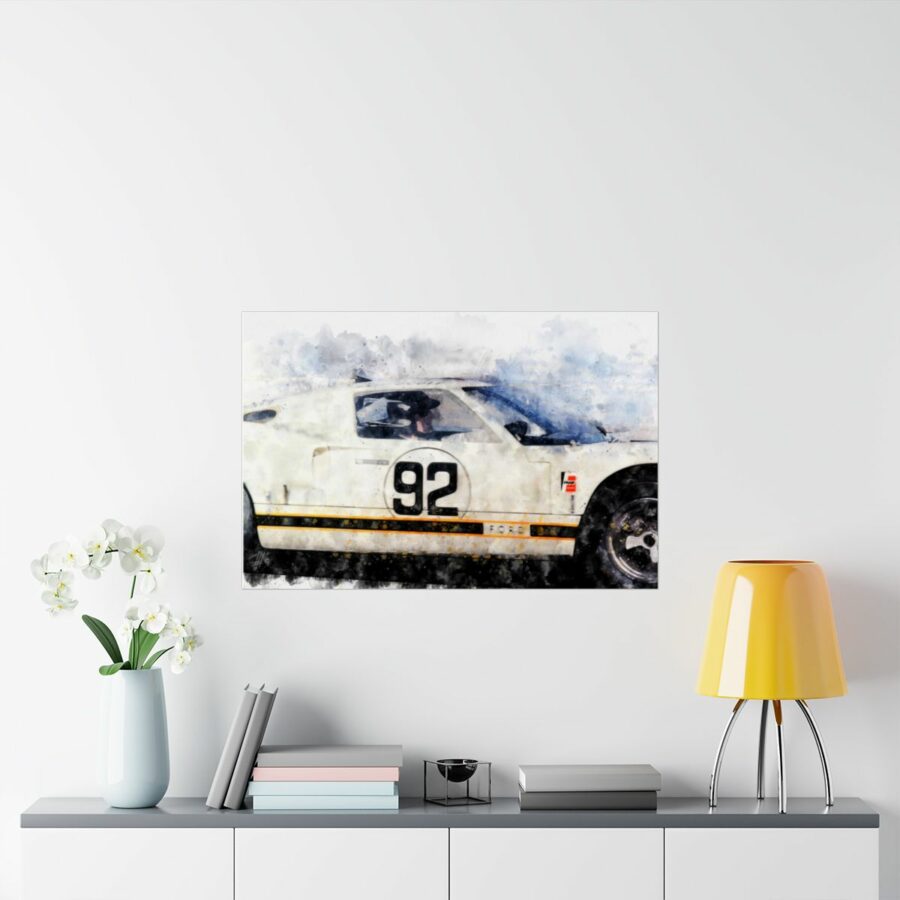 Ken Miles, Ford GT40, Poster Ford