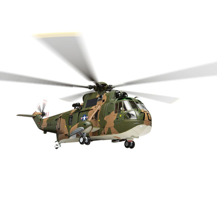 Sikorsky SH-3A Sea King Helicopter "HS-2 Golden Falcons Armed Search & Rescue North Vietnam" (1967) United States Navy "The Aviation Archive" Series 1/72 Diecast Model by Corgi Automotive