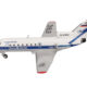 Yakovlev Yak-40 Commercial Aircraft "Volga-Dnepr Airlines" (RA-87842) White with Blue Stripes 1/200 Diecast Model Airplane by Herpa Yakovlev Yak-40 Commercial Aircraft "Volga-Dnepr Airlines" (RA-87842) White with Blue Stripes 1/200 Diecast Model Airplane by Herpa