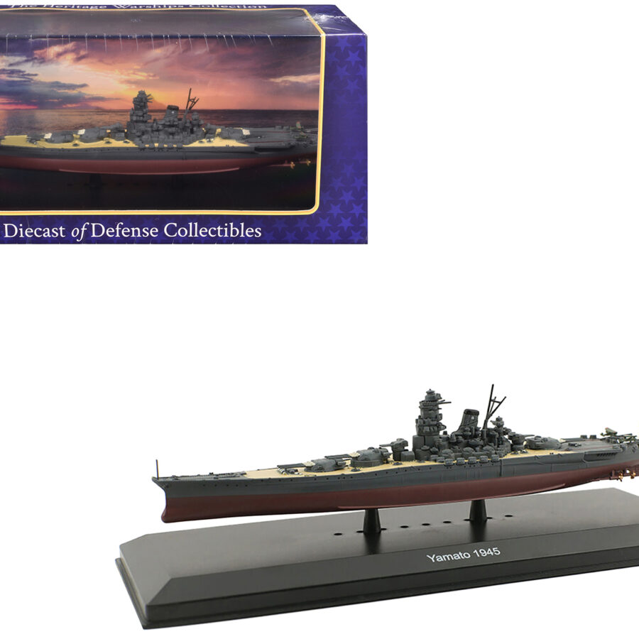 Yamato Battleship "Imperial Japanese Navy" (1945) 1/1100 Diecast Model by Diecast of Defense Automotive